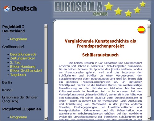e-scola Hompage